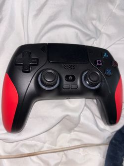 Black and Red PS5 controller