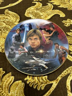STAR WARS TRUE VINTAGE ART PLATE JAPAN