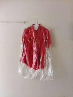 Roca wear Red collar button down -XL
