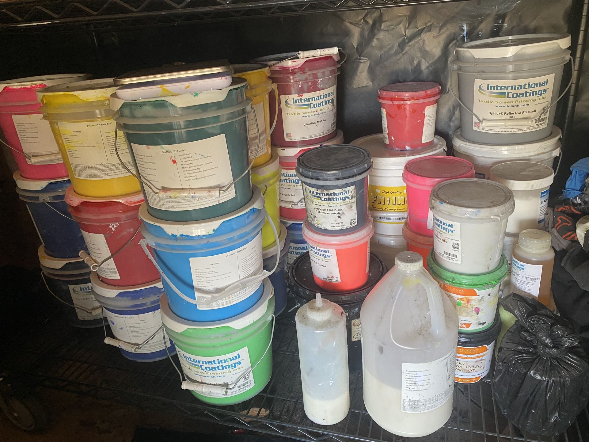 ICC International Coatings Plastisol Ink Mixing System ( Gallon Set )