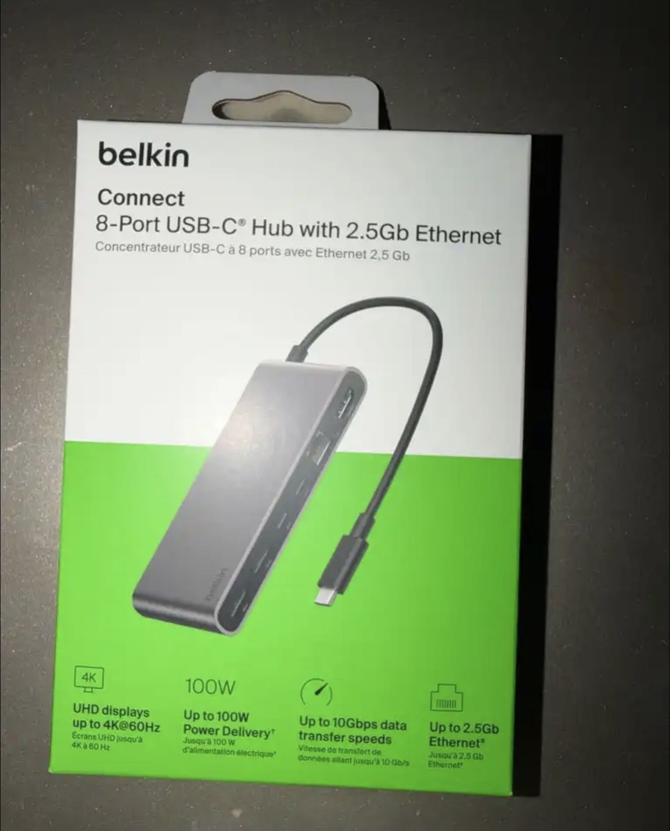 Belkin 8-Port USB-C Hub with 2.5Gb Ethernet