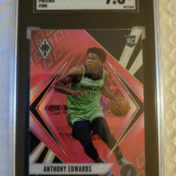 20 Chronicles Pink Phoenix Anthony Edwards RC SGC 9.5!!