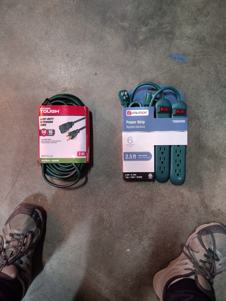 Extension Cord Power Strip Bundle