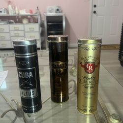 Cuban Royal 3-piece gift set - 3x 100ml perfume body oil bottles