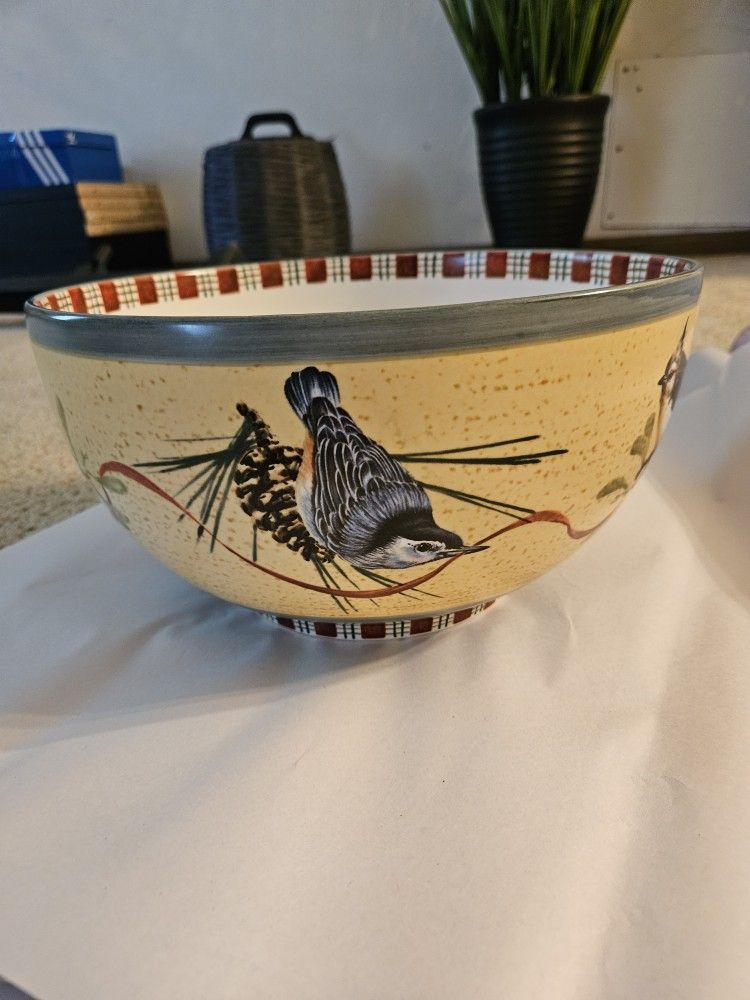Lenox Large Christmas Salad Bowl