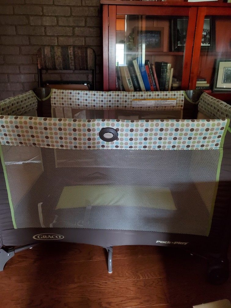 Graco Bed/playpen For Baby. Used Once For Grandchild. Don't Need Anymore.