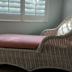 Lounge Chair Rattan W Cushion 