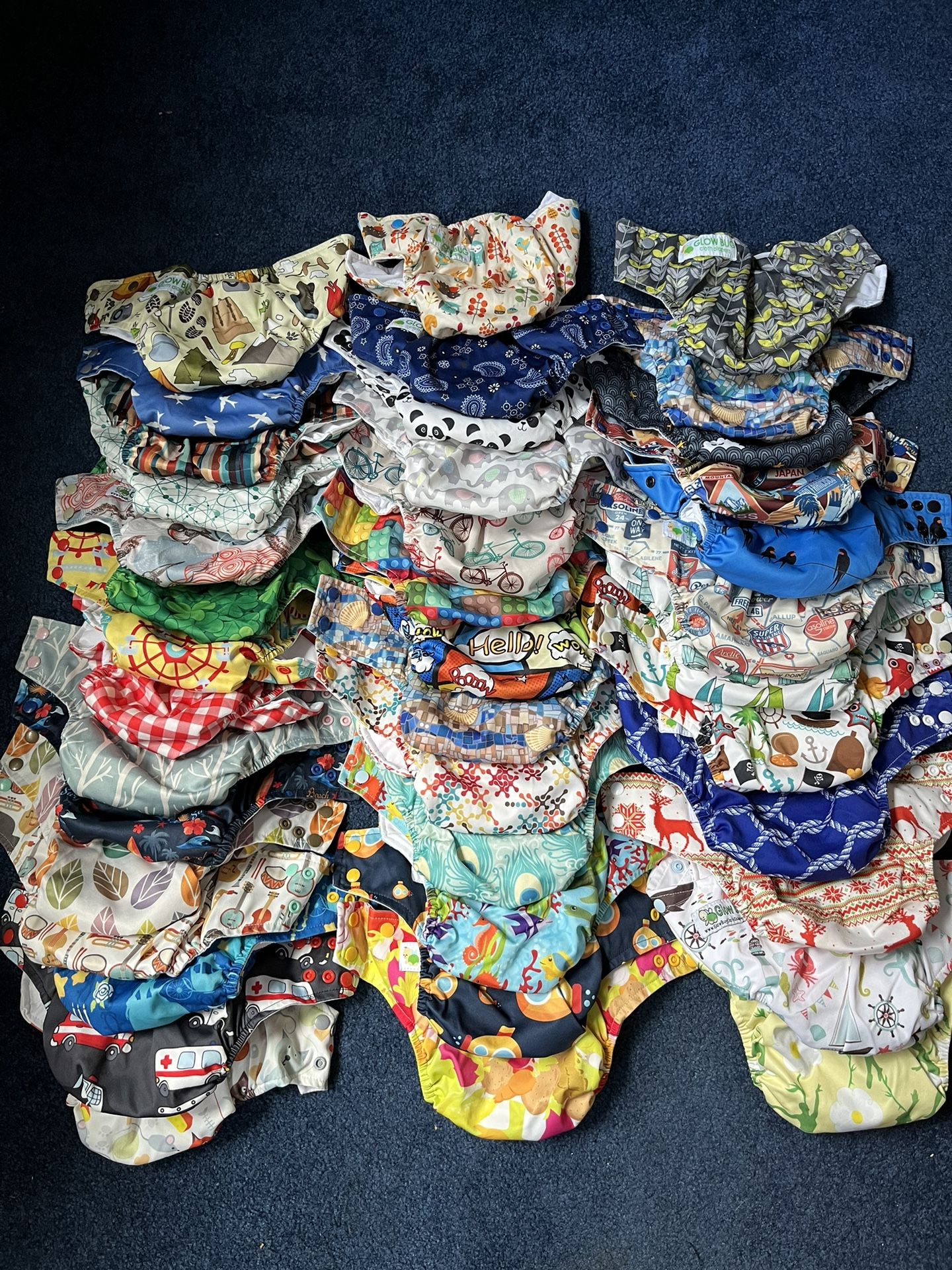 Huge Pocket Cloth Diaper Lot