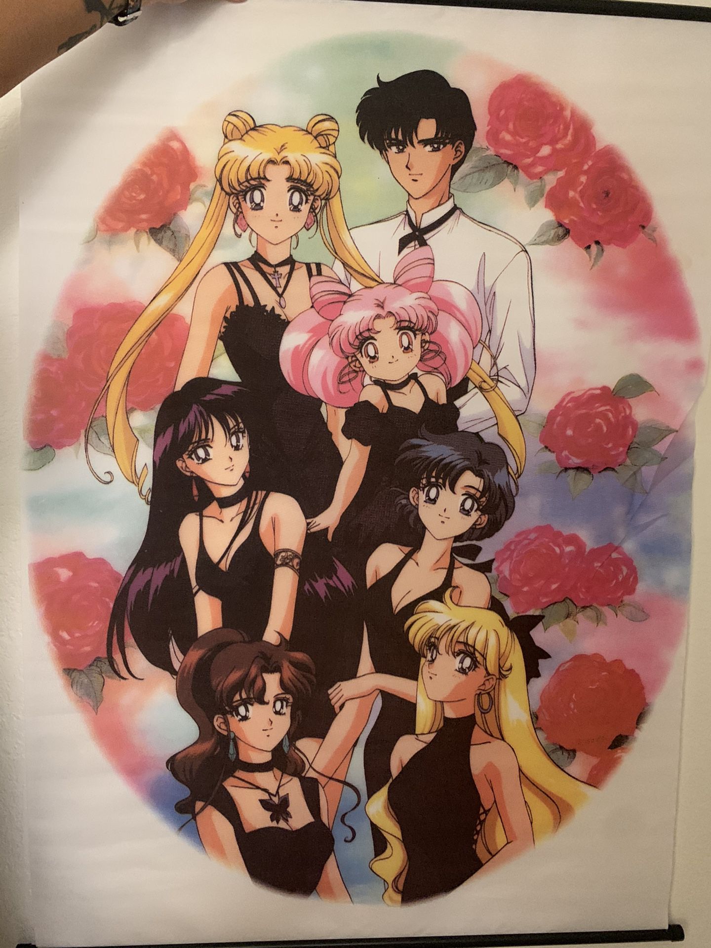 Sailor Moon roll scroll fabric poster