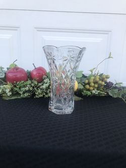 Anchor Hocking Star Of David Small Flower Vase