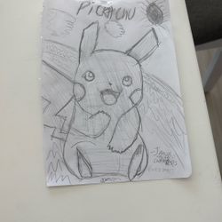 PICKACHU no Color 