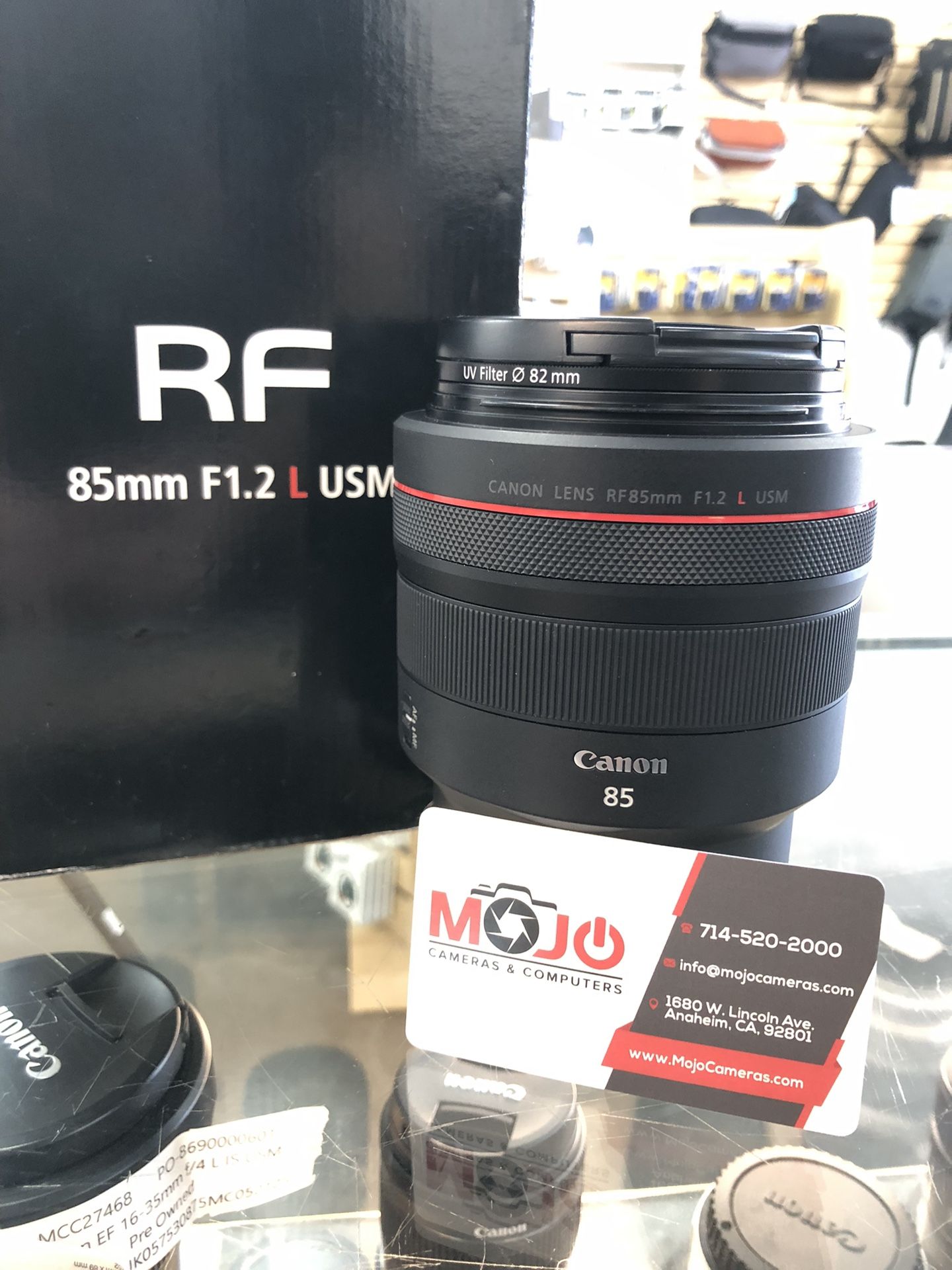 Canon 85mm F/1.4 L Prime Lens W/ Zeiss UV Filter