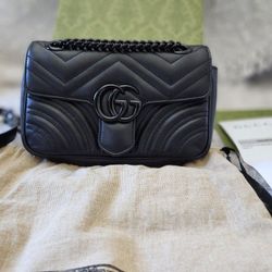 GUCCI  Leather Shoulder  Bag 