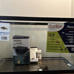 29 Gallon Aquarium Set (heater And Filter)