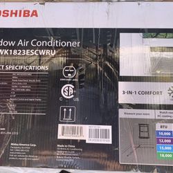 Toshiba window AC NEW. Retail  18000 BTU.  NEW IN BOX
