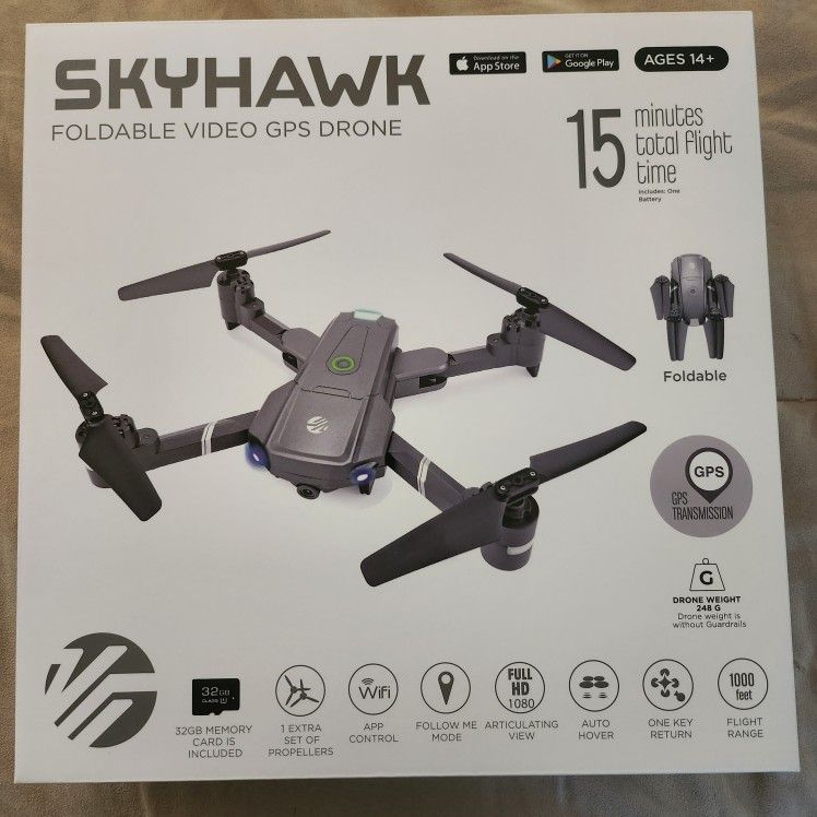 Foldable GPS Video Drone