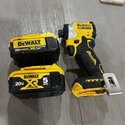 Dewalt Impact & 2 Batteries