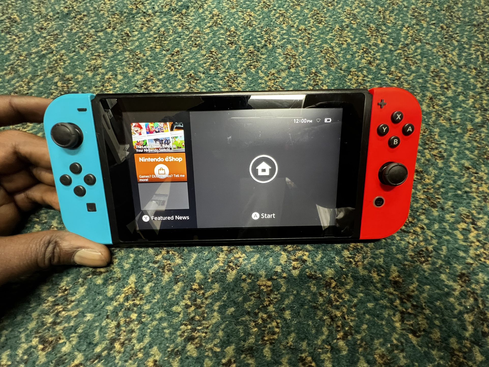 NINTENDO SWITCH CONSOLE ( ONLY) NO CHARGER SELLING FOR $199 ‼️