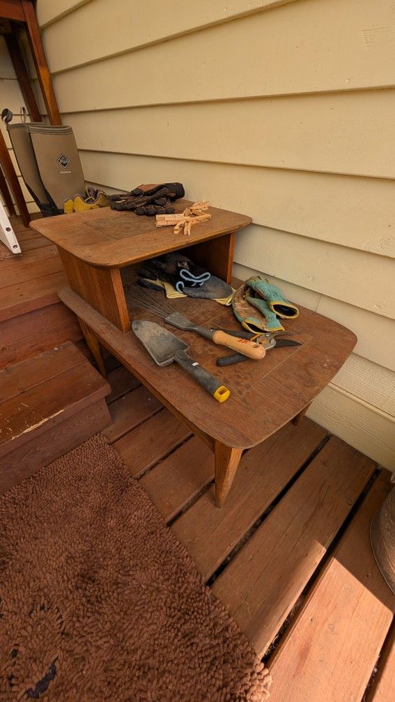 Wood Side Table