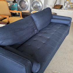 Modern Dark Blue Sofa 