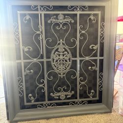 Large Grey Rod Iron Peice 