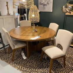 Dakmore 7 Pcs Dinings Sets Tables and 6 Chairs Finance and Delivery Available