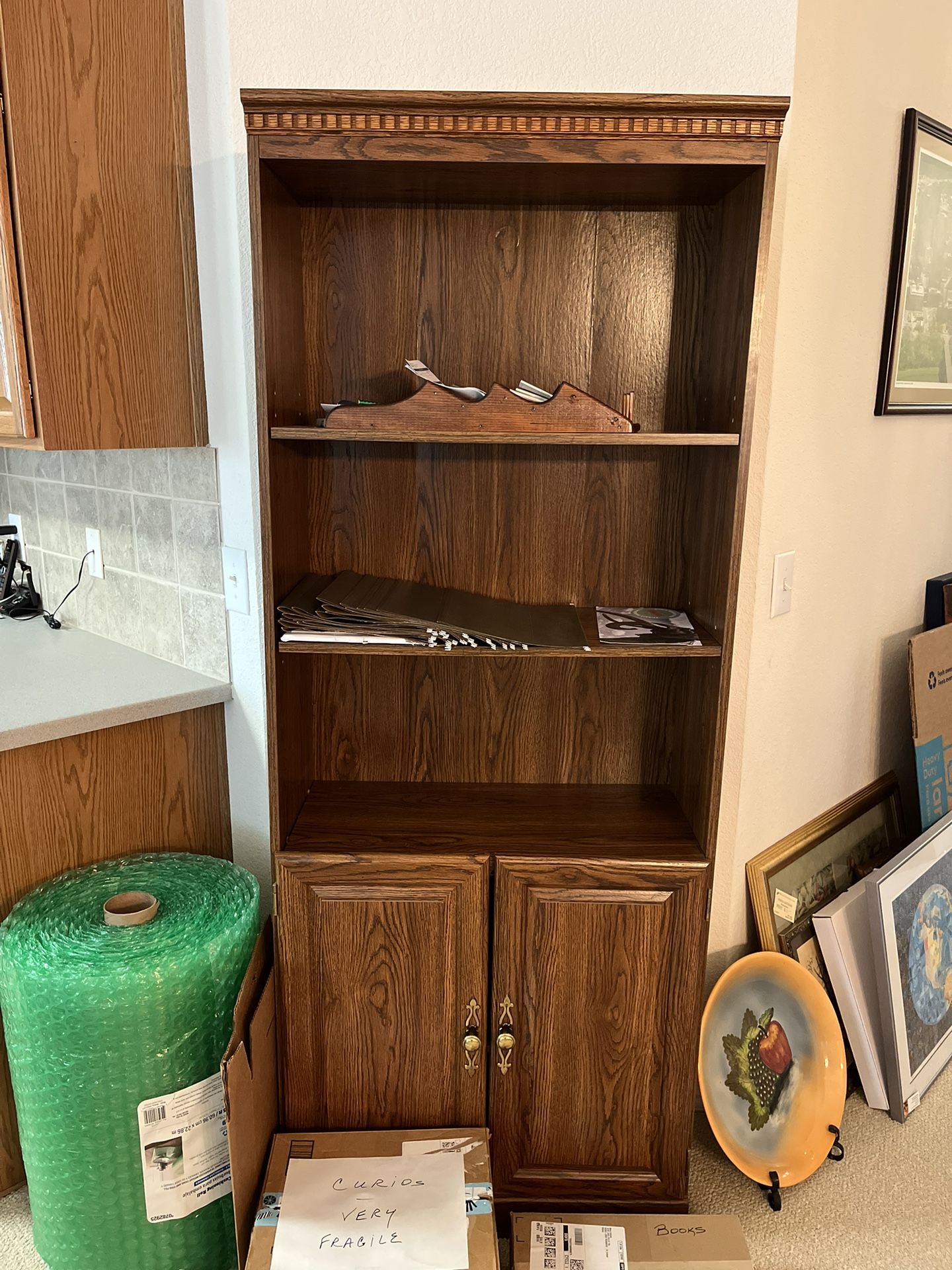 72” shelf cabinet