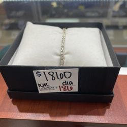 10k Tennis Bracelet 