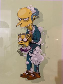 Dhani barragan simpsons limited signed numbered