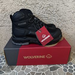 WORK BOOTS WOLVERINE COMPOSITE TOE WATERPROOF SIZE AVAILABLE 10-11 MENS