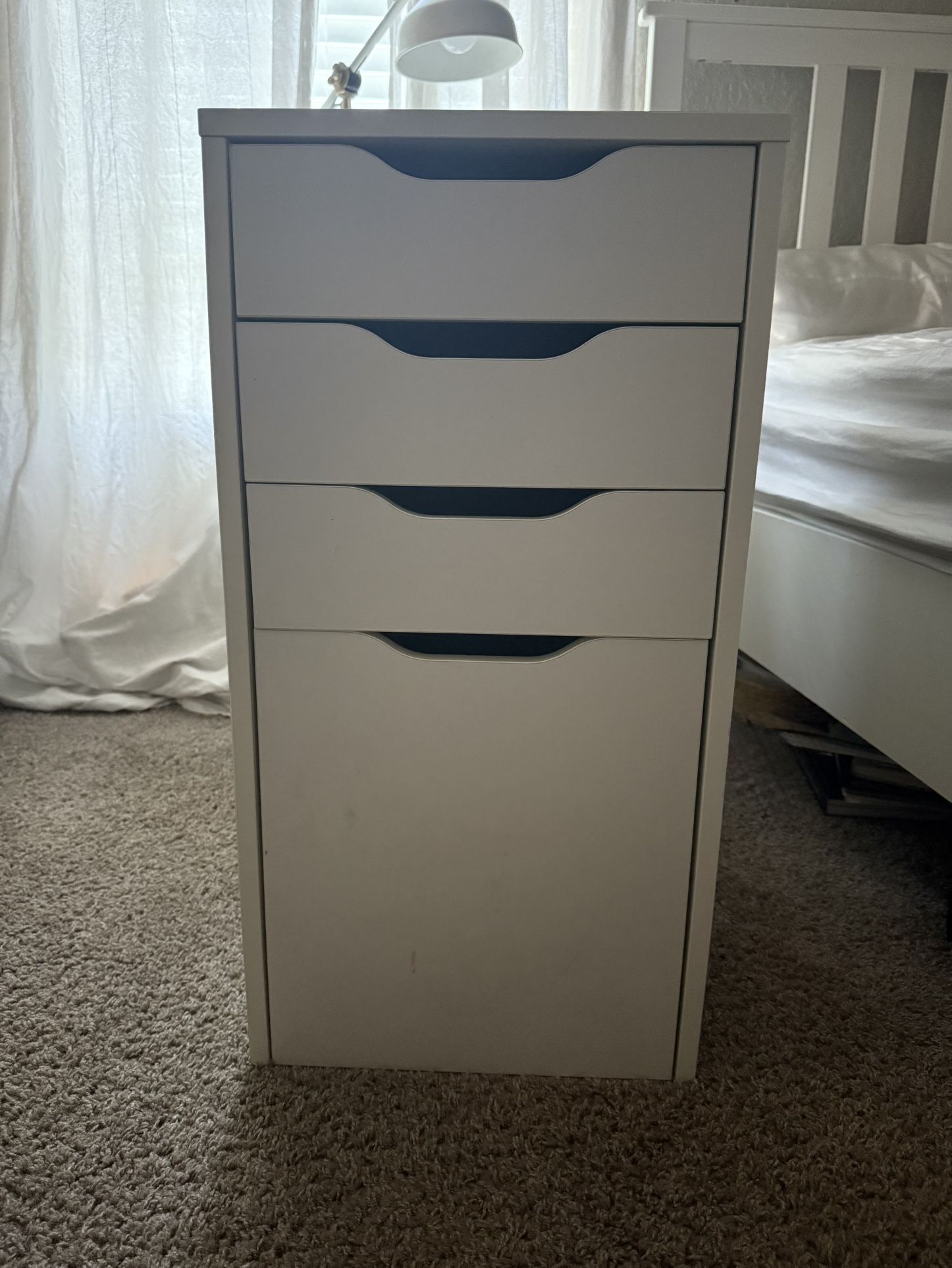 IKEA White File Cabinet 