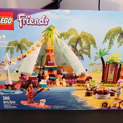 Brand New Lego Friends 41700 Beach Glamping Set