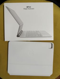 Apple White Magic Keyboard (for iPad Pro 11-inch - 3rd Generation and iPad Air - 4th Generation) - German  