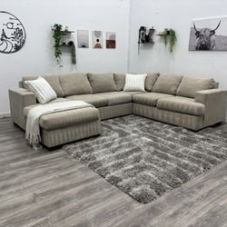 Cream Sectional Couch - Free Delivery