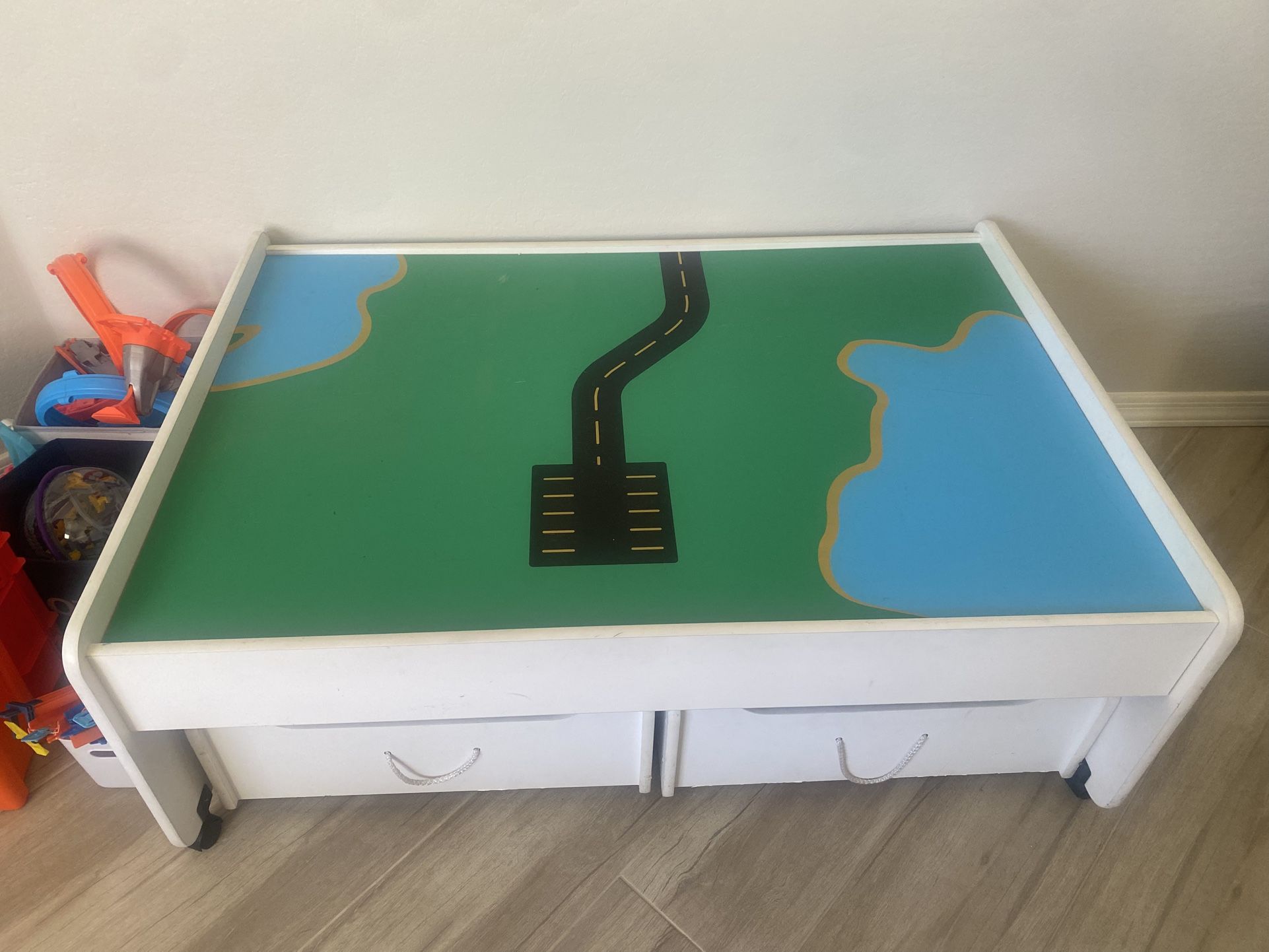 Kids Play / Lego Table With Bins