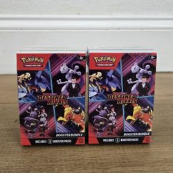For Sale:
Brand New in Box Pokemon Trading Card Game TCG Scarlet & Violet Destined Rivals Booster Bundle