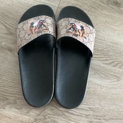 Tiger Gucci Slides 