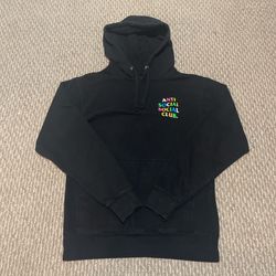 Small Black Anti Social Social Club Hoodie