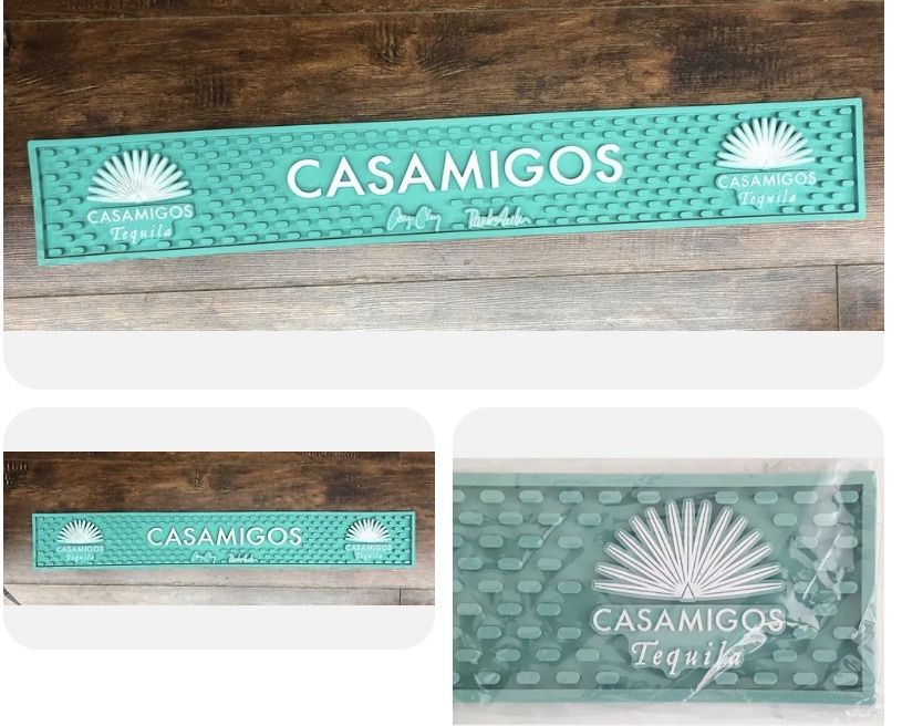 Casamigos Tequila 23.25x3.5 Bar Rubber Pouring Mat - Brand New - George Clooney