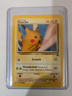 Pikachu (SNAP Promo) 26/53 Wotc Promo Regular Black Star pokemon card LP
