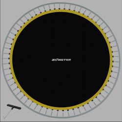 Replacement Trampoline Mat, Fits 14FT Round Trampoline with 72 V-Hooks Using 5.5" Springs, Jumping Trampoline Mat with 8 Rows of Stitching (Spring not