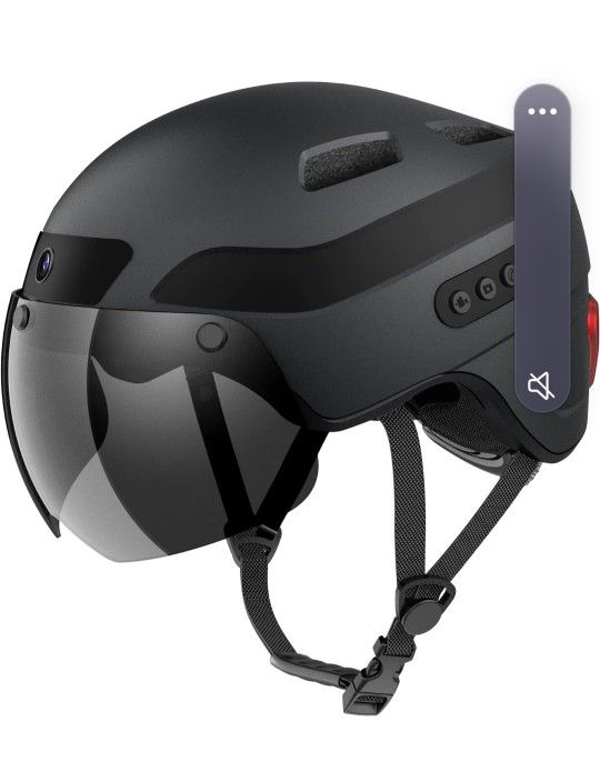 KRS-S1 Bike Helmets for Men Smart Helmets for Adults with 1080P 60 fps Sports Camera Dual Antenna Bluetoot Bike Helmet