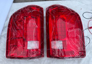07-13 Chevy Silverado Red LED Tail Lights