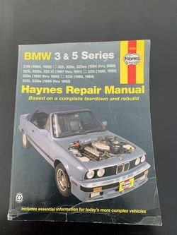 Haynes BMW repair manual