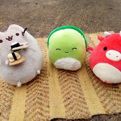 Lot Of 3 Squishmallows 13.00