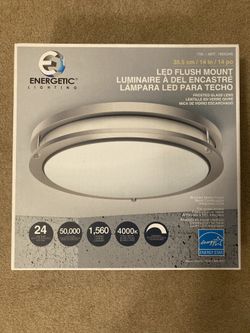 Energetic Lighting 14" LED Flush Mount Light Fixture