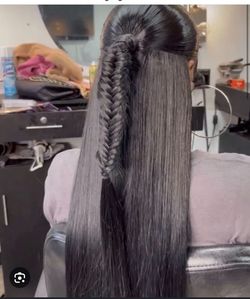 Hair pelo weave and braids