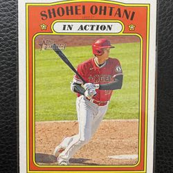 2021 Shohei Ohtani Topps Heritage #246 (In Action) 