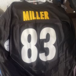 STEELERS JERSEY # 83 Miller Size XXL