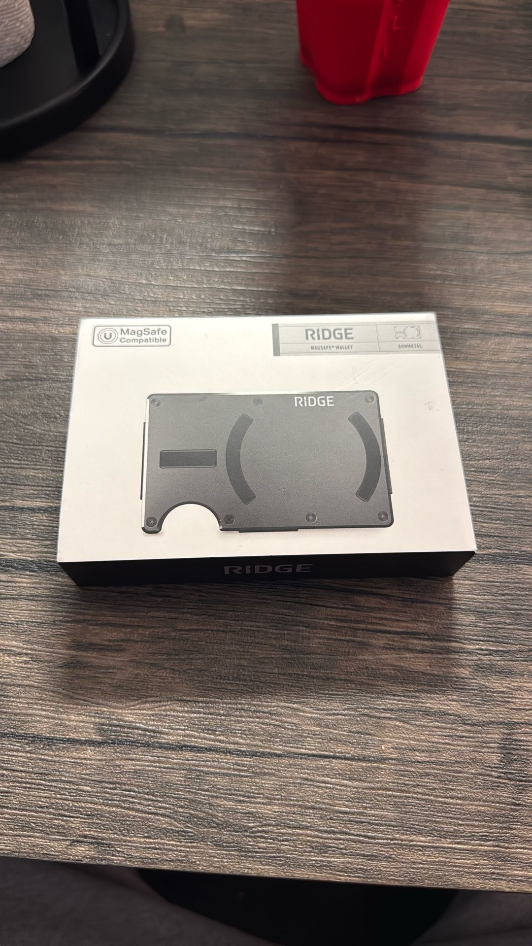 Ridge MagSafe Gunmetal Wallet *New* $60